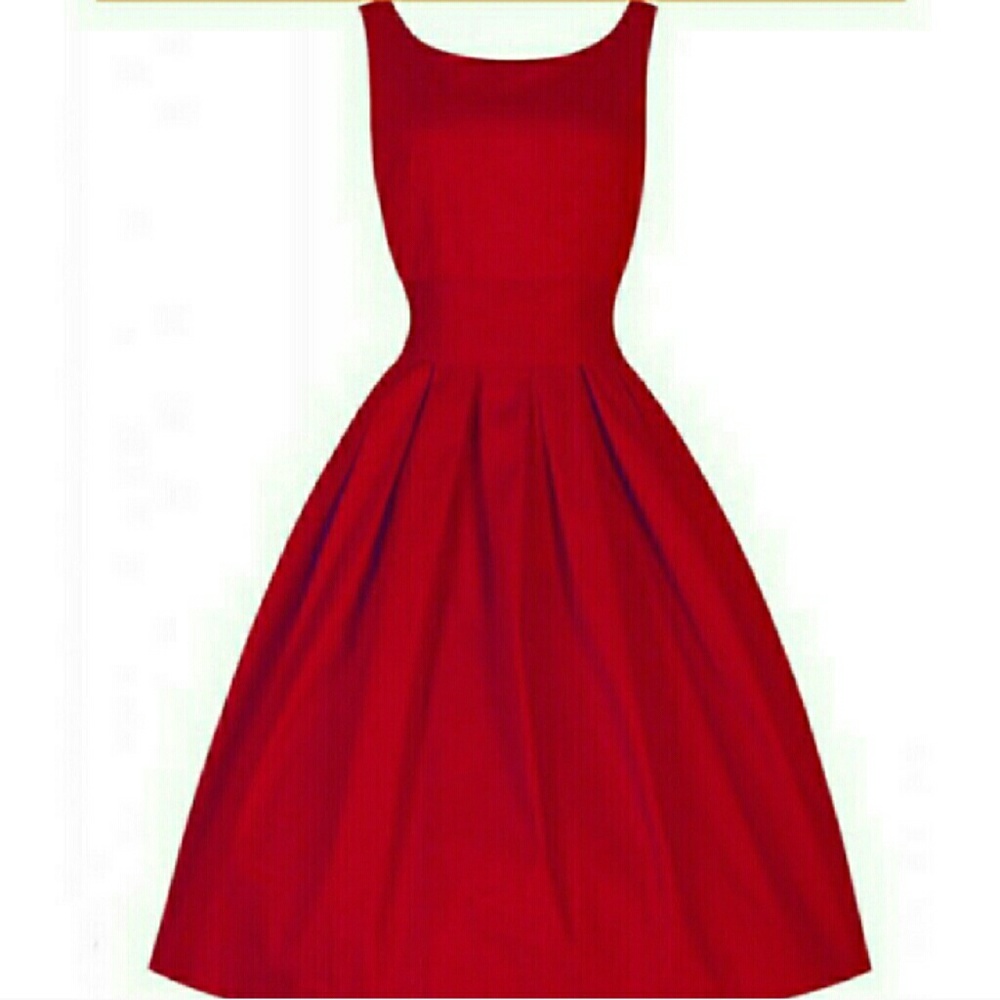 ☆50's Red Cocktail Dress☆